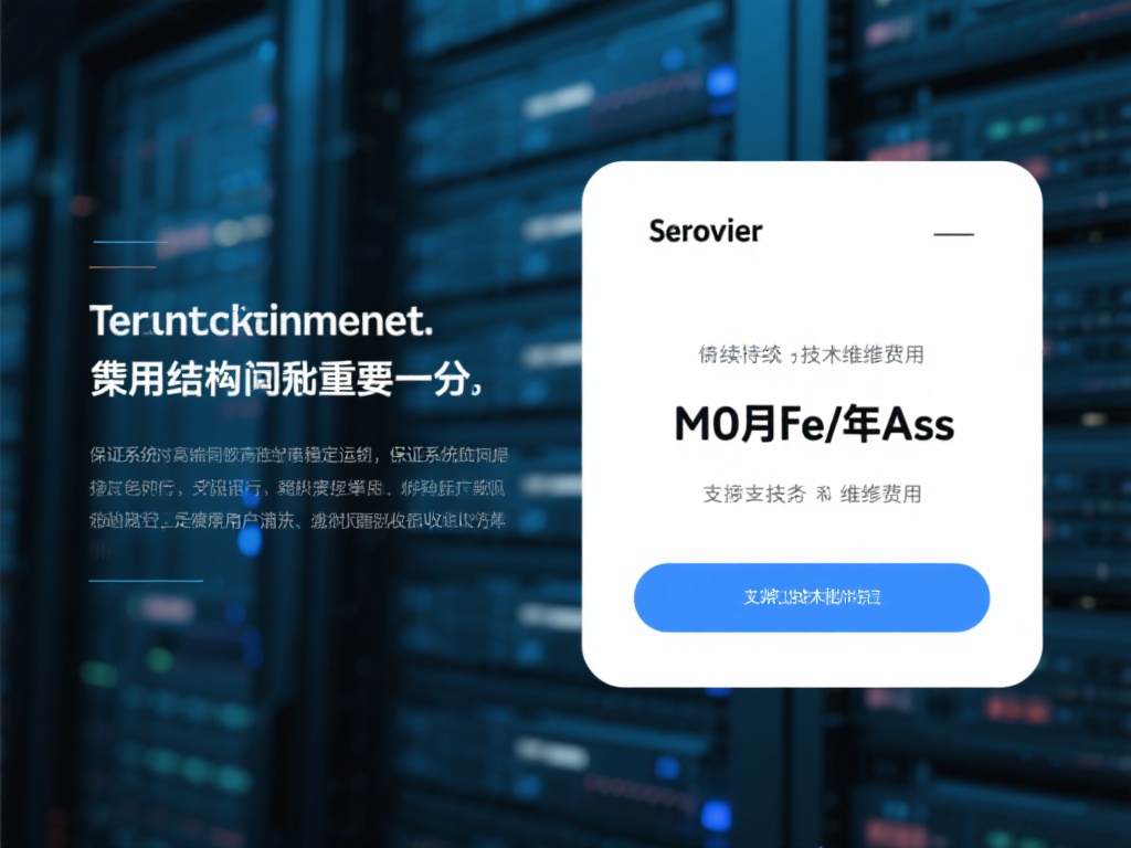 其次，持续的技术维护费用同样是费用结构中重要的一部