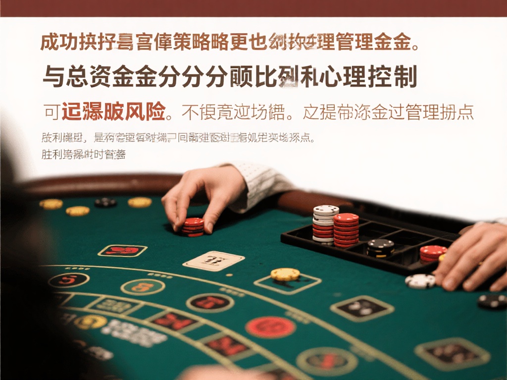 资金管理与心理控制
成功的玩家不仅懂策略，更懂得