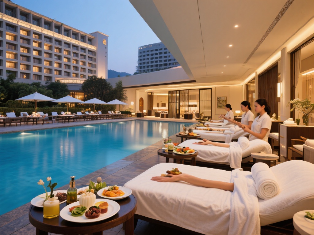 体验尊享百家乐大酒店奢华生活与极致服务 此外,酒店内的高端水疗中心也是一大卖点。采用国际顶
